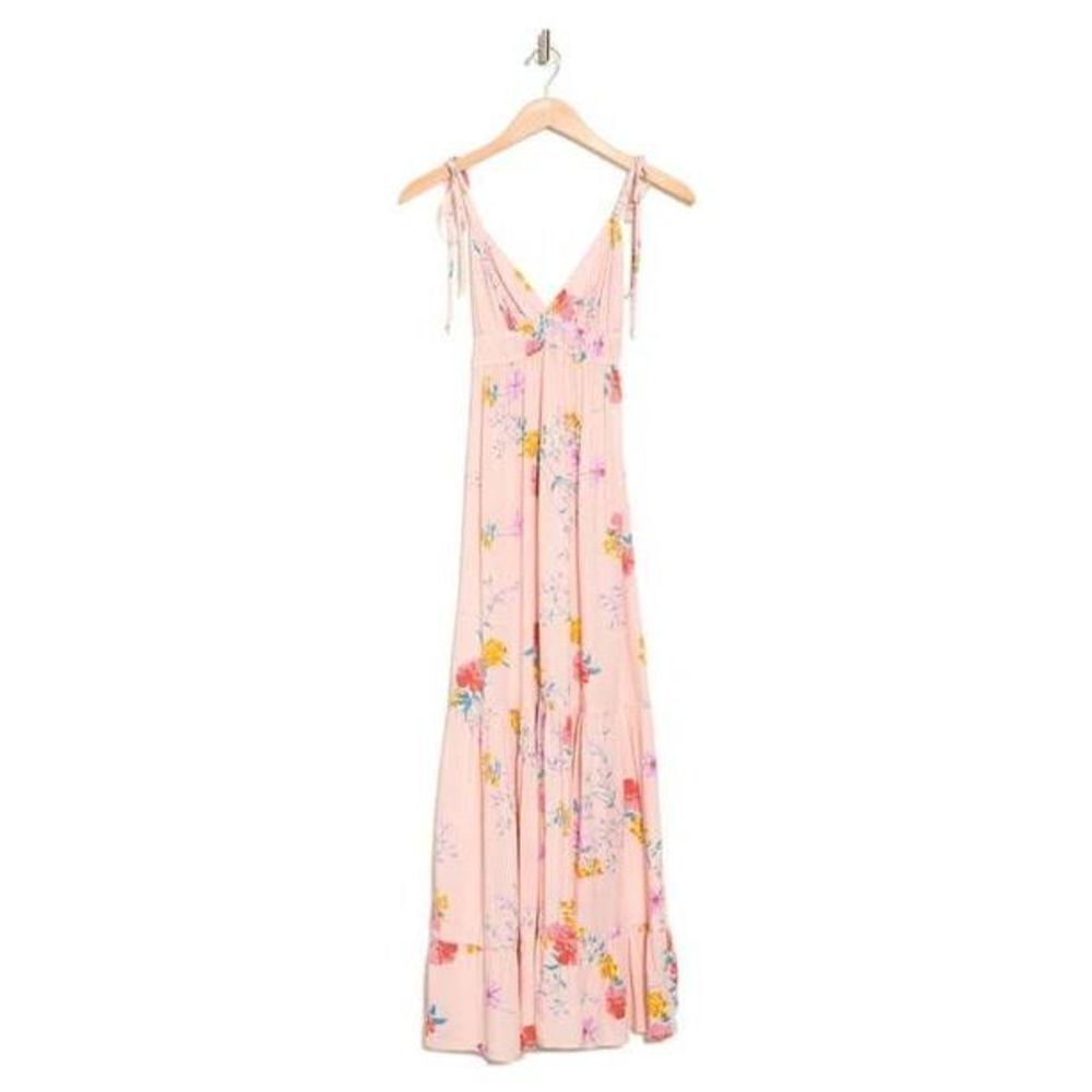 Love Ady Tie Shoulder Maxi Dress